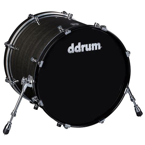 Ddrum Reflex Series Bass Drum X Trans Black Lacquer Reverb