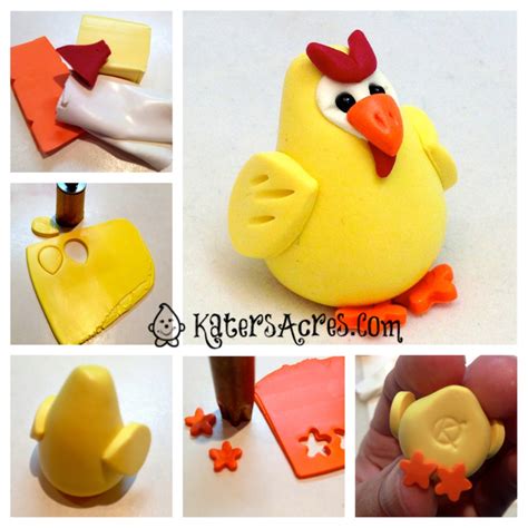 Diy Polymer Clay Chicken Tutorial Farm Animal How To Figurine