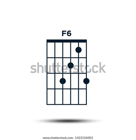 F6 Basic Guitar Chord Chart Icon Stock Vector (Royalty Free) 1422526001 ...