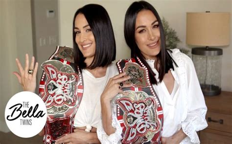 Bella Twins Reveal Custom Divas Championship Belt