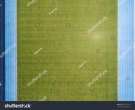 Aerial View Soccer Field Soccer Stadium Stock Photo 465076547 ...