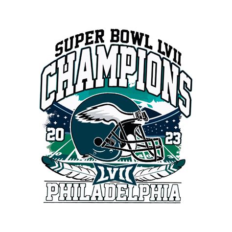 Philadelphia Eagles Champions Super Bowl 2023 Svg Cutting Fi Inspire