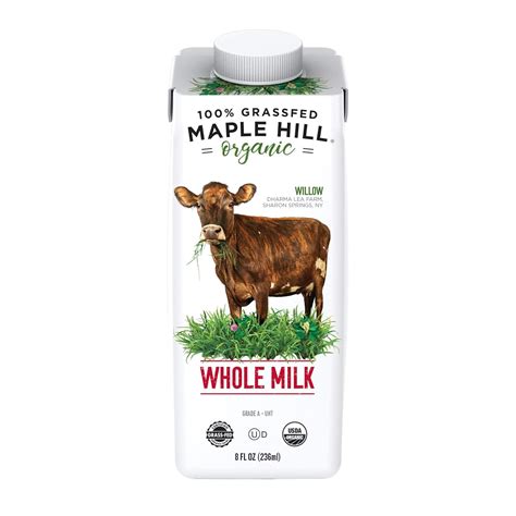 Amazon Maple Hill Shelf Stable Whole White Milk 100 Grass Fed