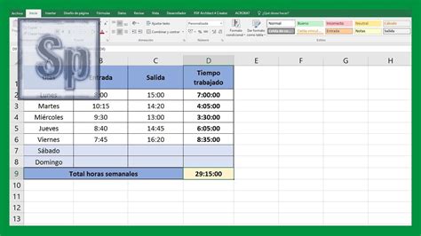 Excel Sumar Y Restar Horas Minutos Y Segundos En Excel Tutorial En Español Hd Youtube