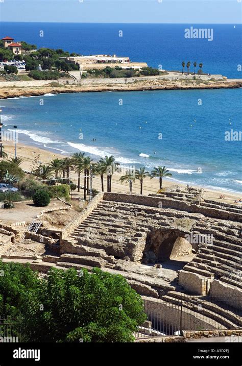 Roman Amphitheatre Tarragona Catalonia Catalunya Catalu A Costa Dorada