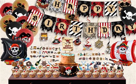 Cailess Birthday Party Decorations Pirates Birthday Party