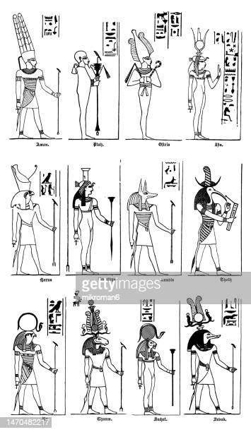 374 Anubis And Horus Stock Photos, High-Res Pictures, and Images ...