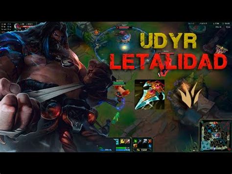 Udyr Letalidad Da O Explosivo Como Jugarlo Lol Youtube