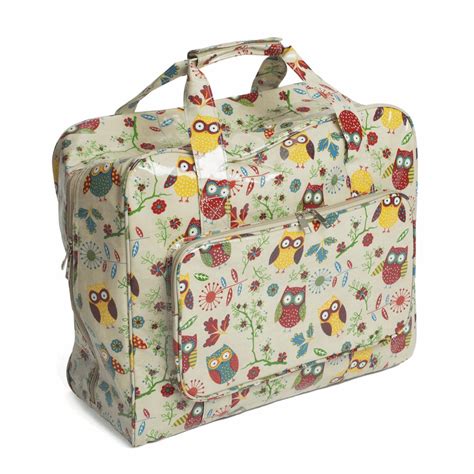 Hobbyt Sewing Machine Bag Carry Case Glossy Pvc Owl Etsy