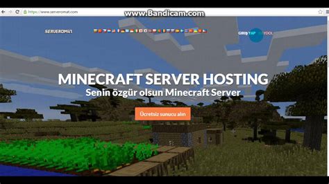 Minecraft Dk Da Kolay Bedava Server A Ma Youtube