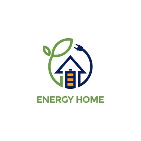 Diseño de logotipo energy home para su empresa o negocio Vector Premium