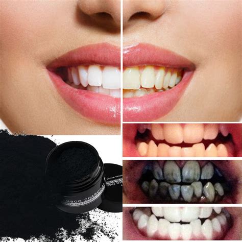 Teeth Whitening Powder Natural Organic Activated Charcoal Bamboo