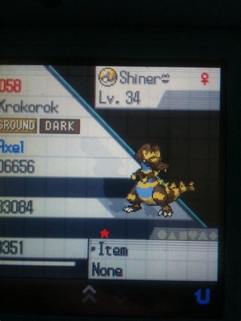 HAPPIEST DAY OF MY LIFE (Shiny Krokorok!) : pokemon