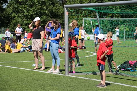 Sport Spiel Spannung Und Hitze Bei Der Sportolympiade 2017 Auf Der