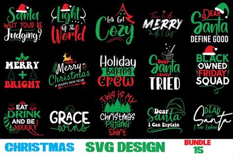 Premium Vector Christmas Svg Design Bundle