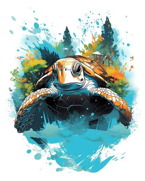 Sea Turtle Sketch Stock Photos, Images and Backgrounds for Free Download