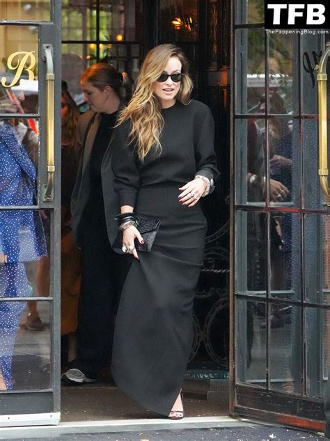 Olivia Wilde Wears a Sexy Black Dress as She Heads to the ‘Don’t Worry