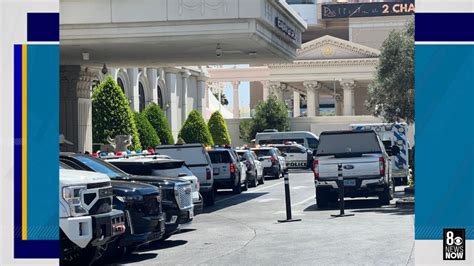 Swat Responds To Caesars Palace On Las Vegas Strip Armed Gunman In