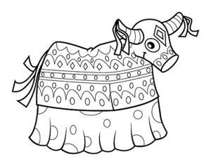 55+ Desenhos do Boi Bumbá para Imprimir e Colorir