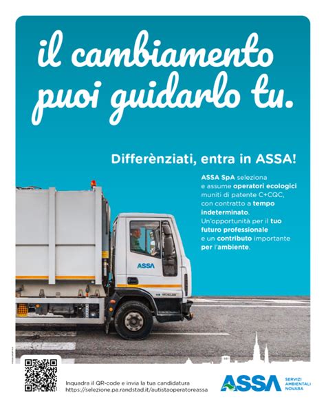 Assa Seleziona E Assume Operatori Ecologici Muniti Di Patente C Cqc