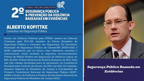 O Que Seguran A P Blica Baseada Em Evid Ncias Alberto Kopittke