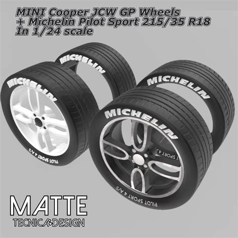 Fichier Stl Mini Cooper John Cooper Works Gp Roue Et Pneu Pour Autos