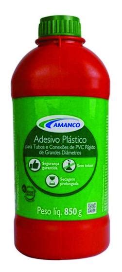 Adesivo Plástico Extra Forte PVC Rígido Tubos Conexões 850g Amanco