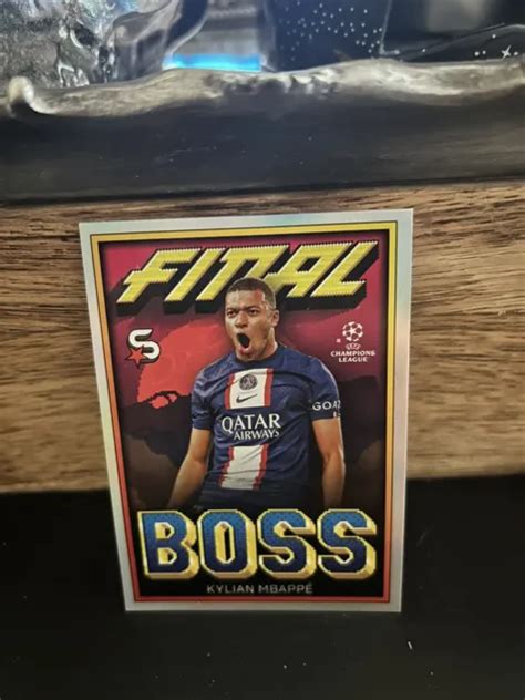 Topps Superstars Kylian Mbappe Psg Final Boss Eur