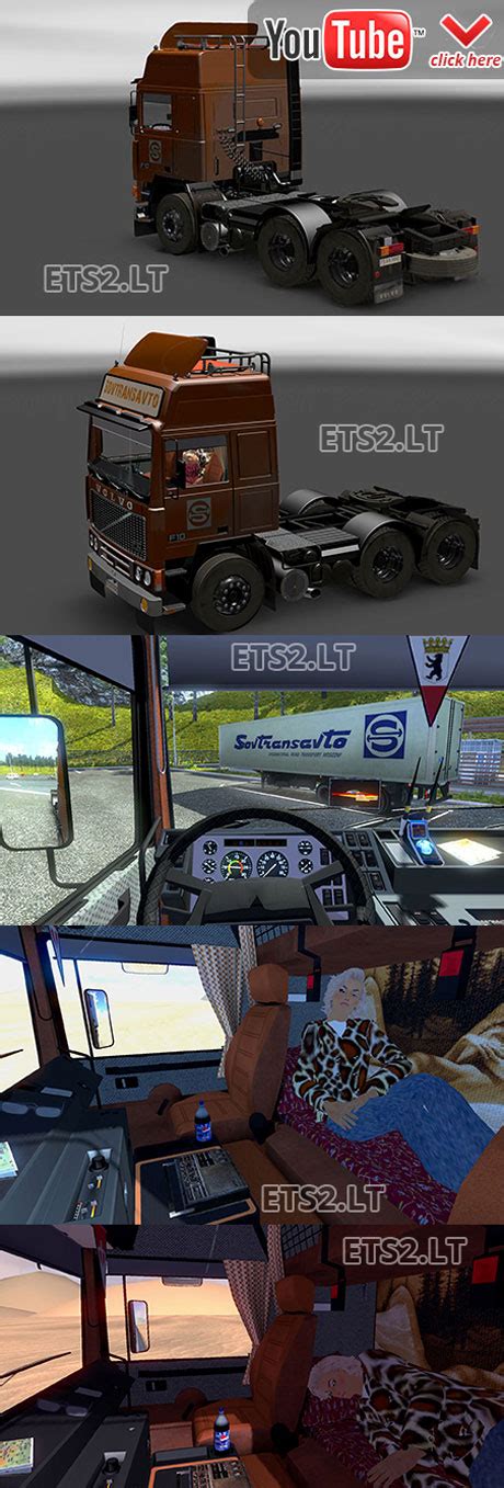 Volvo F10 + Interior | ETS2 mods