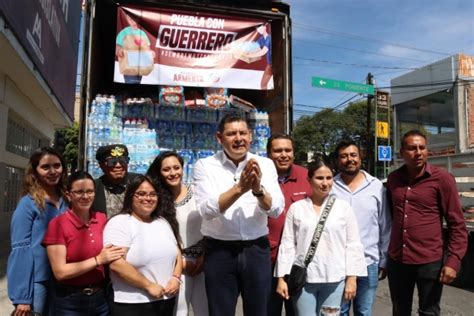 Con La Ayuda De Los Poblanos Armenta Logra Toneladas De Ayuda Para