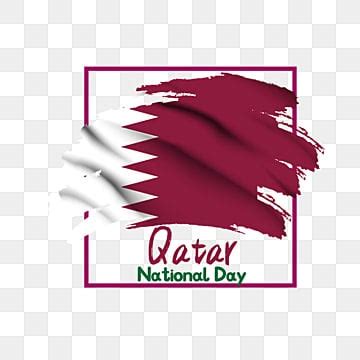 Qatar National Day Vector Art Png Qatar National Day With Painted