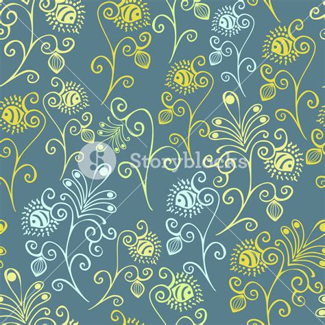 Seamless Texture With Flowers Endless Floral Pattern Seamless Pattern