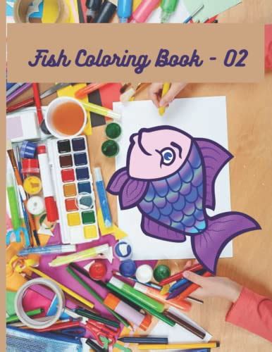 Fish Coloring Book - 02 for kids: Fish Drawing Book -02 for kids by Mr ...