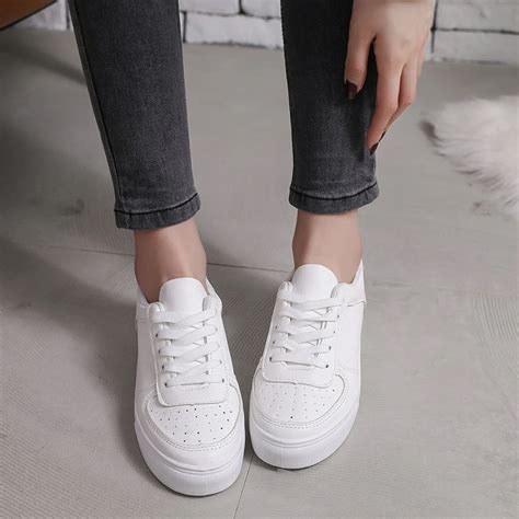 Classic White Sneakers Women Canvas Shoes Women Fashion Vulcanize Shoes Spring Summer Casual ...