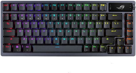 Asus Rog Azoth Diy Custom Rgb Gaming Keyboard Oled Display Tri Mode Connection Hot