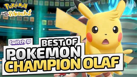 Pokemon Champion Olaf Best Of Pok Mon Lets Go Pikachu