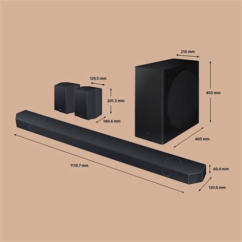 Barra De Sonido Samsung 2024 HW Q930D 9 1 4 Dolby Atmos Y DTS X