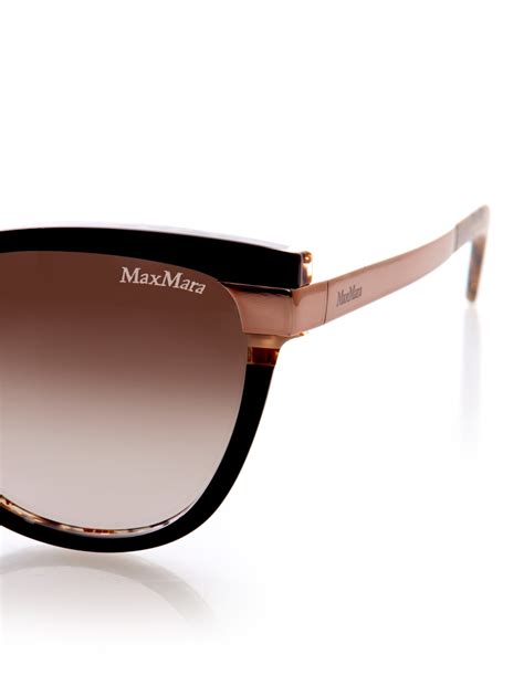 Lyst Max Mara Layers Sunglasses In Black