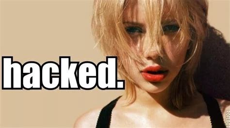 Hackers Leak Scarlett Johansson S Nude Photos