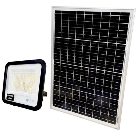 SOLAR LED FLOOD LIGHT-2500WATTS-WARM WHITE - Siddiqui Trading FZCO