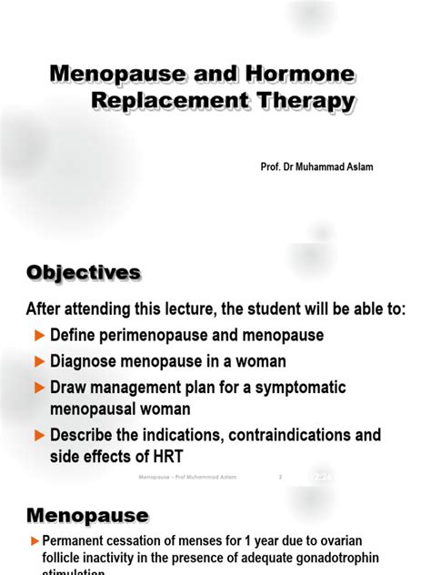 Menopause HRT | PDF | Hormone Replacement Therapy | Menopause