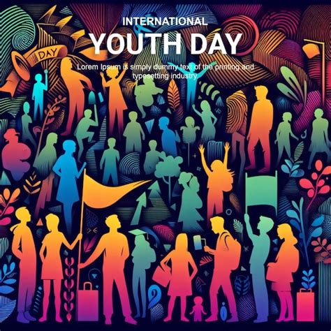 Premium PSD Youth Unity International Youth Day PSD Banner Design