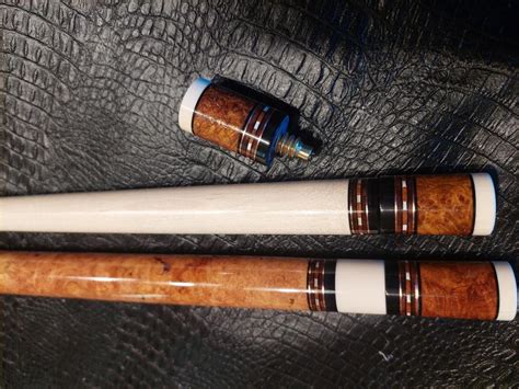 Amboyna Burl and Black Ash Burl new cue . | AzBilliards Forums