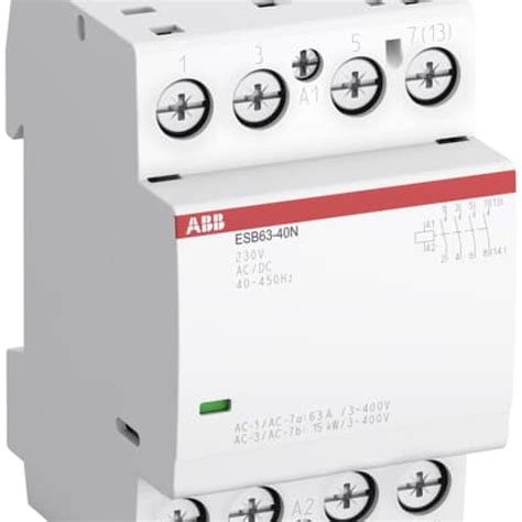 ABB ESB63-40 230VAC/DC TESISAT KONTAKTORU 63A 4NA - 1,803.20 TL + KDV
