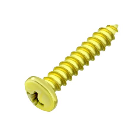 6X3 4 Pan Phillips Head Brass Wood Screw Pack Of 100