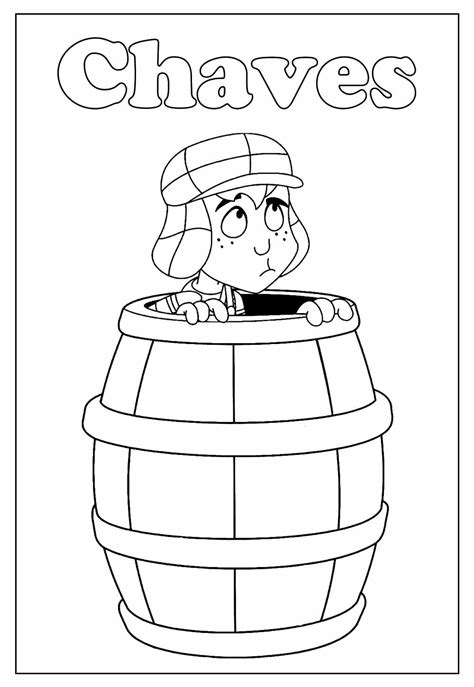 Desenhos Do Chaves Para Colorir Bora Colorir