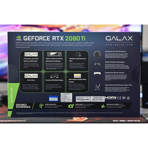 Vga การ์ดแสดงผล Galax Rtx 2080ti Sg 11gb Gddr6 Warranty 24 Y Atthadontham Thaipick