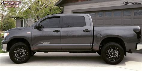 Toyota Tundra Fuel Maverick D538 Wheels Black And Milled