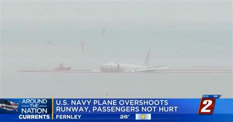 Navy Plane Misses Landing News