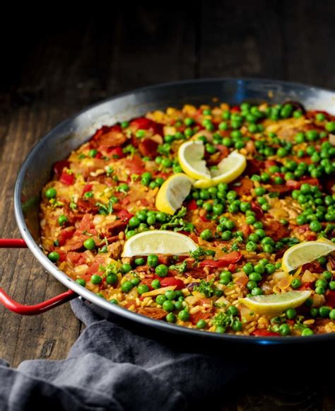 Traditional Spanish Chicken And Chorizo Paella Went Here This